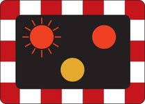 At level crossings, lifting bridges, airfields, fire stations, etc.