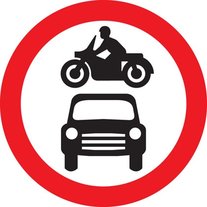 No motor vehicles