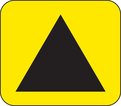 Symbols showing emergency diversion route for motorway and other main road traffic
